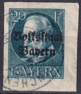 Bavaria #161 F-VF Used CV $20.00 (A18308)