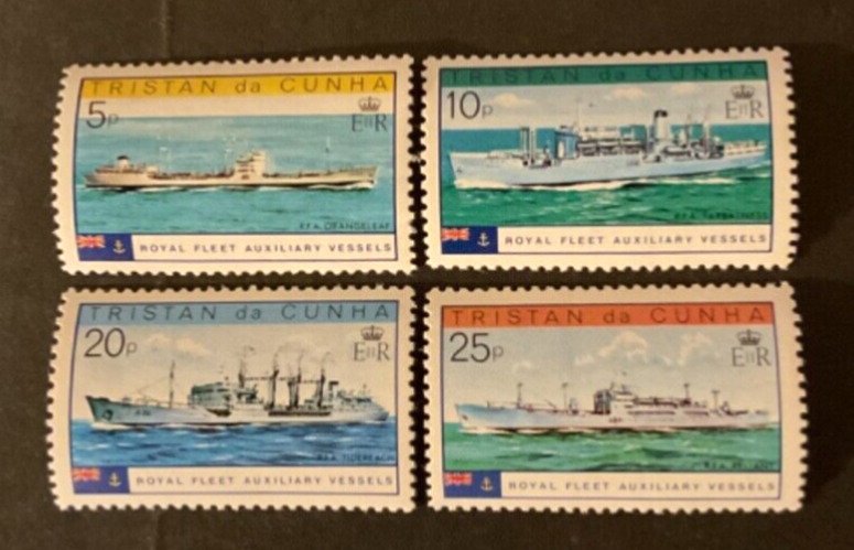 Stamps Turks and Caicos Scott #247-50 never hinged