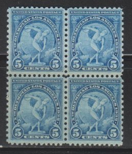 United States,  5c Myrons Discobolus (SC# 719) MNH BLOCK
