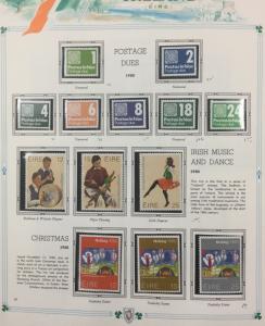 IRELAND stamp collection 1922-1990  MNH, MH & Used. Cat. $1922 W/Ace 