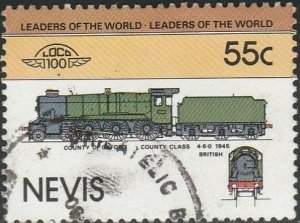 Nevis,  #198a Used From 1983-86