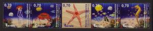 Bosnia & Herzegovina Sc# 696 MNH Marine Life (Strip of 5)