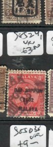 MALAYA JAPANESE OCCUPATION PAHANG (P3112B) 8C DN  SG J241    VFU 