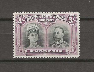 RHODESIA 1910/13 SG 158 MINT.