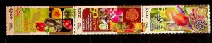 MEXICO Sc 2734 NH STRIP OF 2011 - SEEDS & FRUITS - (CT5)