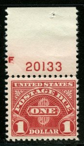 US Scott J77 Postage Due Pl. No. Single F20133 Mint Never  Hinged (GORGEOUS) 