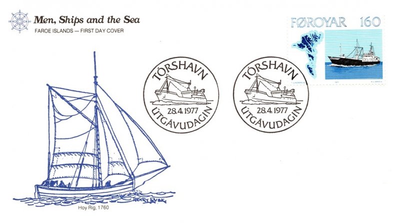 Faroe Islands, Worldwide First Day Cover, Ships