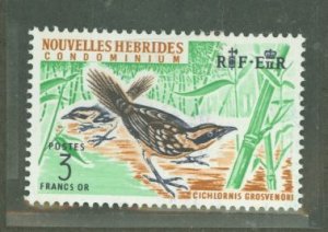 New Hebrides, French #122  Single