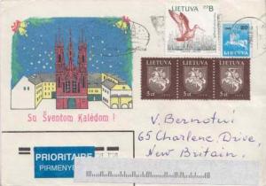 Lithuania, Airmail, Birds, Horses