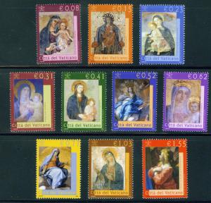 VATICAN Scott 1204-1213 MNH** 2002 San Pietro Basilica set