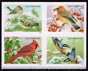 US #5129a Songbirds in Snow Block of 4; MNH (3.80) (5Stars)