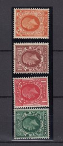 GB KGV 1934 1/2d-2d Photogravure Sideways Watermark SG439a/442b MH BP9285