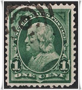 SC#279 1¢ Franklin (1898) Used  