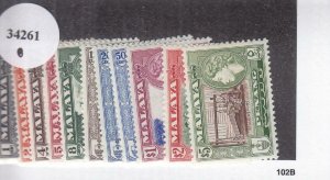 Malaya-Penang: Sc #45-55, MH (34261)