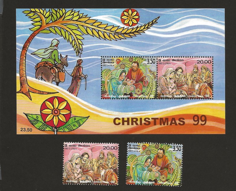 SRI LANKA SC# 1278-79a VF/MNH