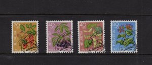 Switzerland #B443-46 (1976 Fruits semi-postal  set) VF used CV $1.75