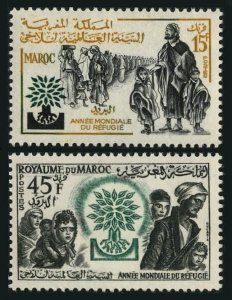 Morocco 36-37, MNH. Michel 451-452. World Refugee Year WRY-1960.