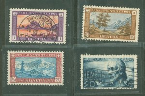 Switzerland #B49-B52 Used Single (Complete Set)