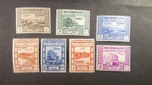 Yemen 1951 Airmail Scott# C3-C9 MNH VF-XF complete set of 7