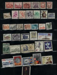 Poland 35 different used  PD