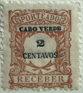 AlexStamps CAPE VERDE #J23 FVF Mint 