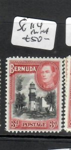 BERMUDA KGVI 3D LIGHTHOUSE    SG 114   MNH     P0526H