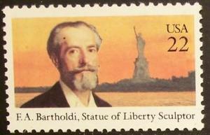 # 2147 MNH 22c F.A. Barthlodi - (2725)
