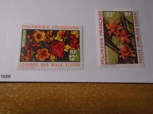 French Polynesia  #  265-66   MNH