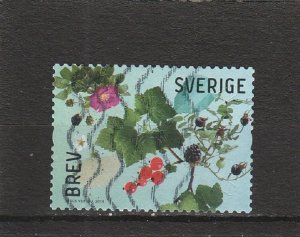 Sweden  Scott#  2735d  Used  (2014 Berries and Leaves)