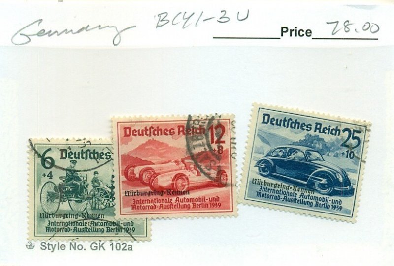 GERMANY #B141-3, Used, Scott $78.00