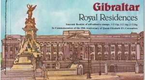 Gibraltar 368a Souvenir Booklet MNH Queen Elizabeth Coronation Anniversary