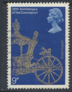 GB  SG 1059  SC# 835    Used   Coronation Anniv  see details & scans    