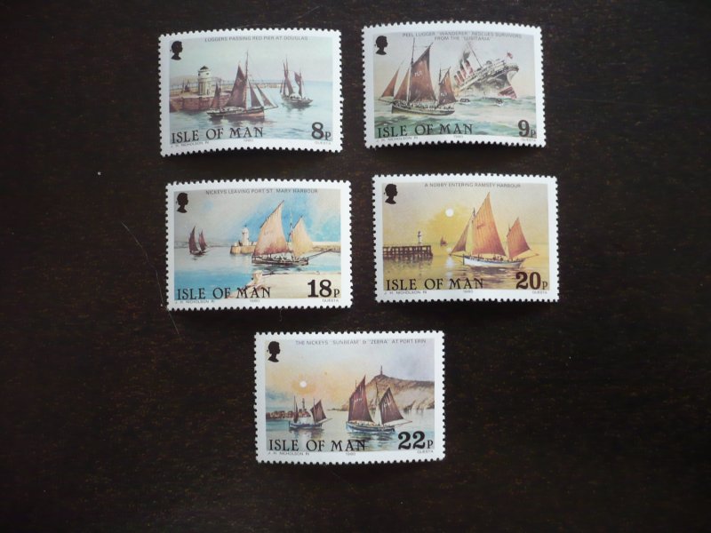 Stamps - Isle of Man - Scott# 184-188 - Mint Never Hinged Set of 5 Stamps