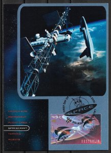 2000 Australia Sc1912 Space: Spacecraft maxi card