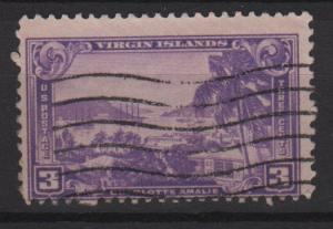 USA 1937 - Scott 802 used - 3c, Virgin Islands  