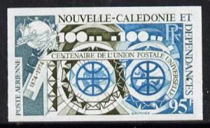 New Caledonia 1974 UPU (Telecommunications) imperf colour...