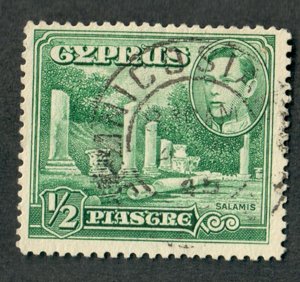 Cyprus #144 used single