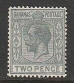 1927 Bahamas - Sc 74 - MH VF - 1 single - King George V