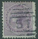 New South Wales SC#66d QV,  6d, used, p12x10