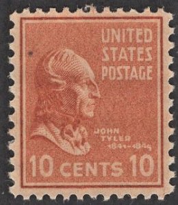 US 815 MNH VF 10 Cent John Tyler