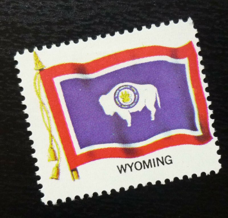 USA Poster Stamp Flag WYOMING  C30