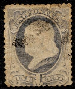 US Stamps #206 USED FRANKLIN