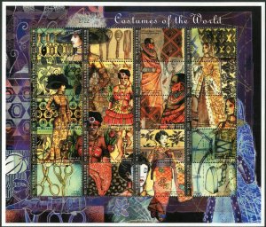 Micronesia 357 at sheet,MNH. Costumes of the World,1999.
