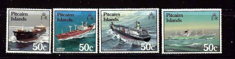 Pitcairn Is 281-84 MNH 1987 Ships