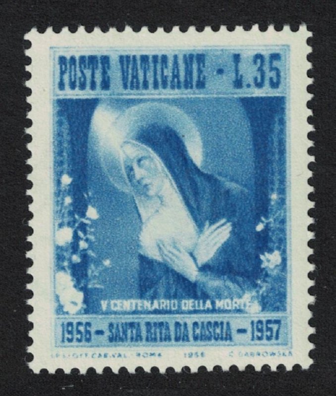 SALE Vatican Fifth Death Centenary of St Rita at Cascia 35L 1956 MH SC#211 SG...