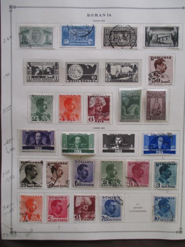 1906-1940 Romania On Scott - Loaded - Many Clear Mounts - See Photos - (R48)