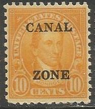 U.S. Scott #104 Canal Zone Stamp - Mint Single