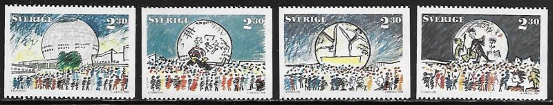 Sweden Scott #'s 1729 - 1732 MNH