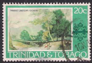 Trinidad & Tobago 1976 QE2 20cts East Indians in Landscape SG 485 ( K47 ) 