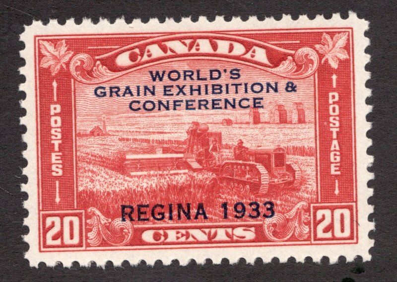 #203 - Canada -  1933  -  20 Cent Grain X -  MNH  - VF -  superfleas  cv $120